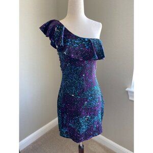 Exotic One Shoulder Dress | Charlie Jade | XS